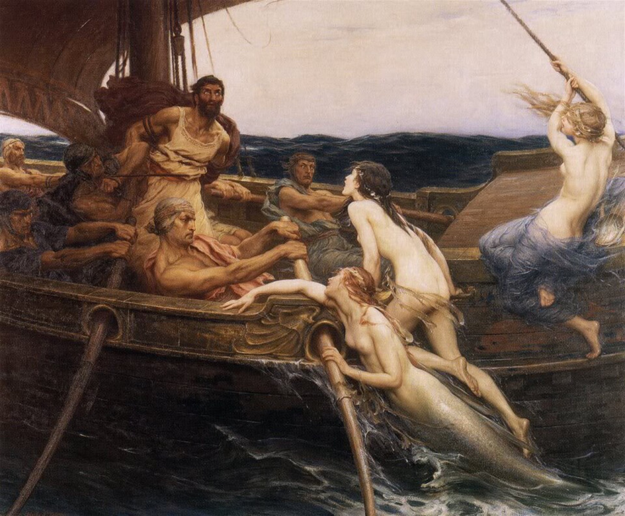 Ulises y las sirenas, Herbert James Draper